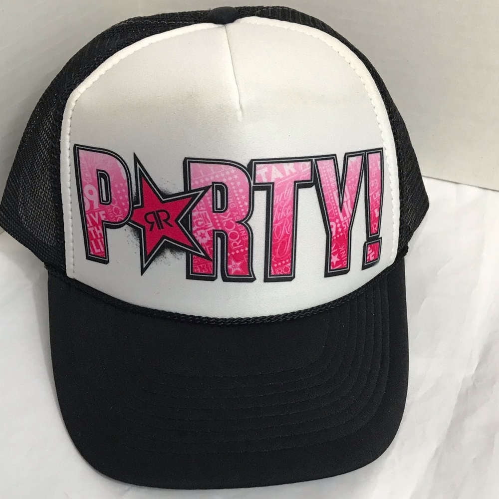 🌟Rockstar Energy Party Drink Trucker Hat Cap New